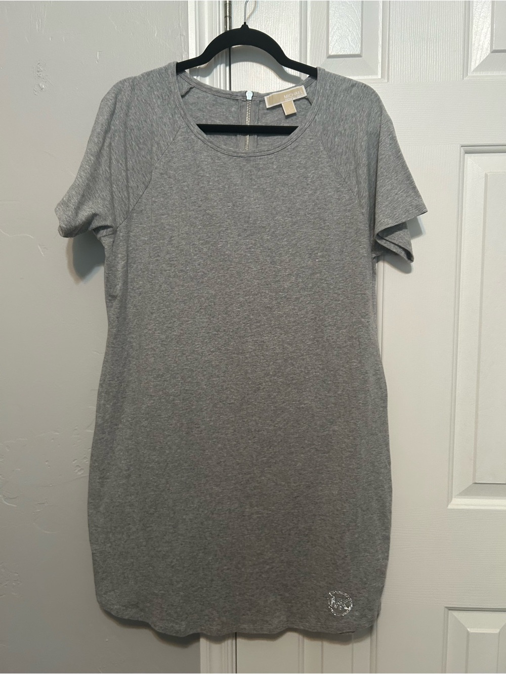 MICHAEL Michael Kors Grey Crewneck Knit Dress